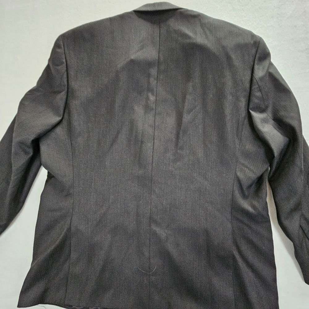Lauren Ralph Lauren Mens 48R Wool‎ Blazer Charcoal Grey Sport Coat - Picture 2 of 9